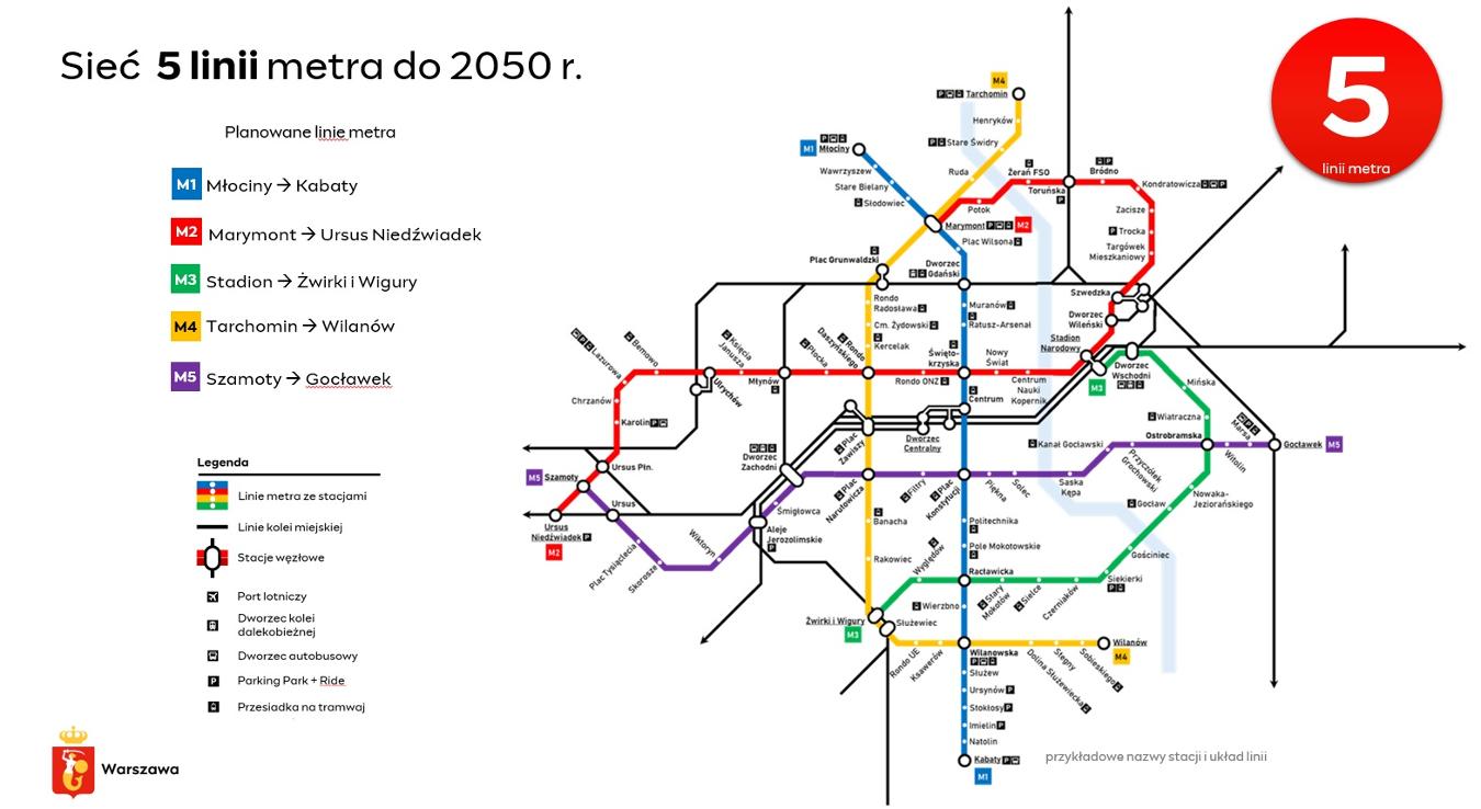 Radni Przyznali środki Na Projekt IV Linii Metra